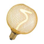 Osram Decor Spiral E27 Globe Filament Goud 3.5W 170lm - 818 Zeer Warm Wit | Dimbaar - Vervangt 15W