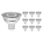 Voordeelpak 10x Noxion LEDspot GU5.3 4.4W 60D - 827 Zeer Warm Wit | Dimbaar - Vervangt 35W